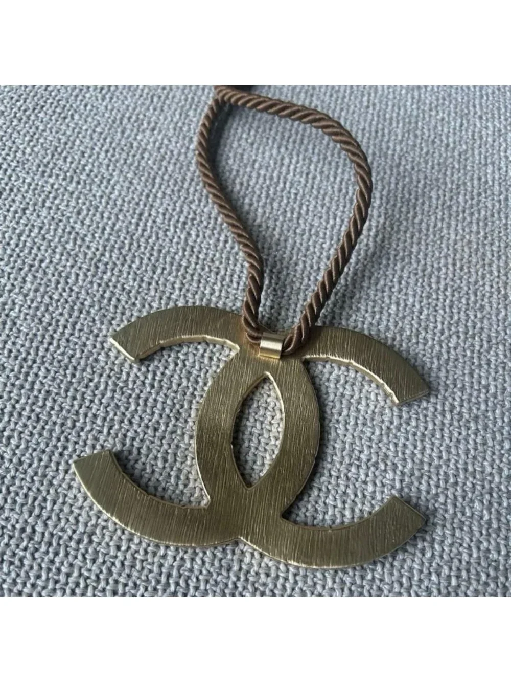 Chanel Vintage CC Logo Choker Necklace